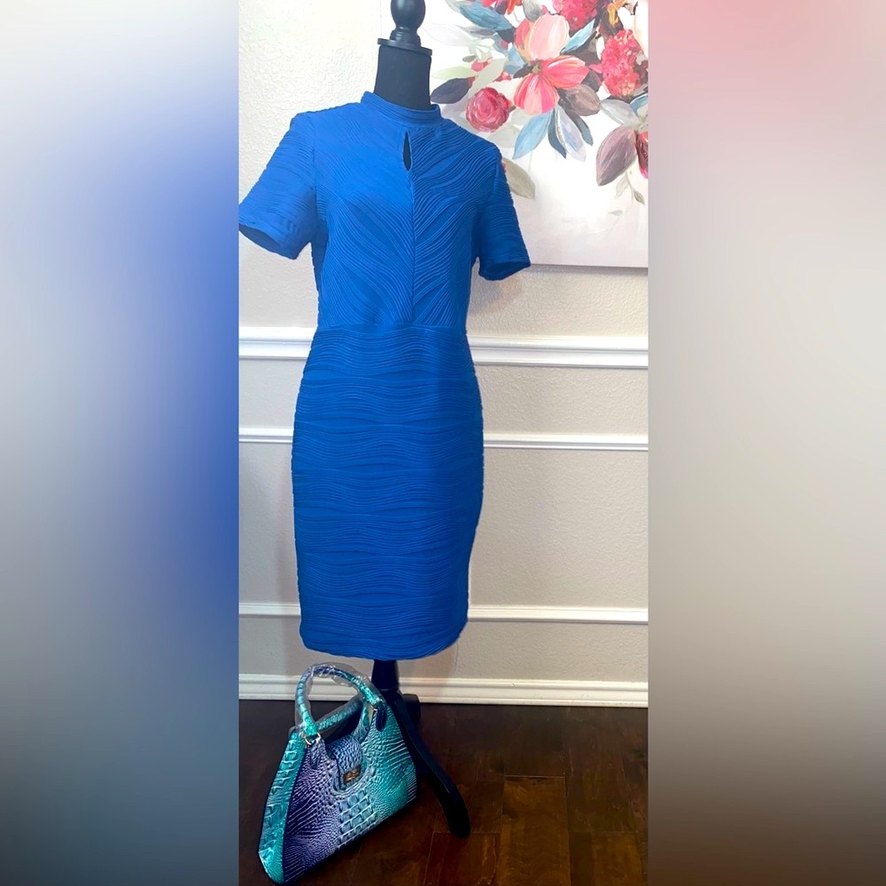 Royal Blue Knee-Length Dress || Size 12